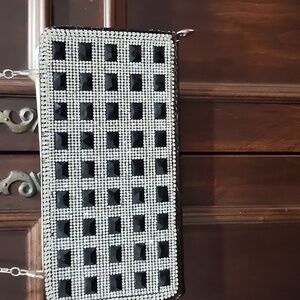 Elegant Black and Silver Bag